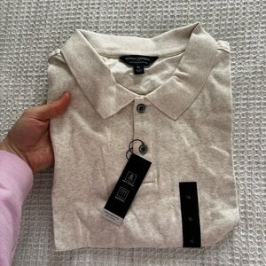 Banana republic cream polo
